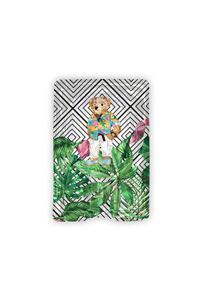 Sivella منفضة سجائر وملعقة سيجار تيدي بير بيضاء صيفية