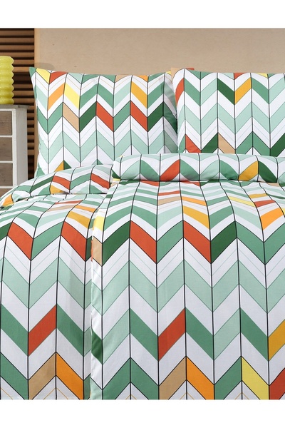 NazeninHome Dream Ranforce Single Duvet Cover Set Cotton Alessia