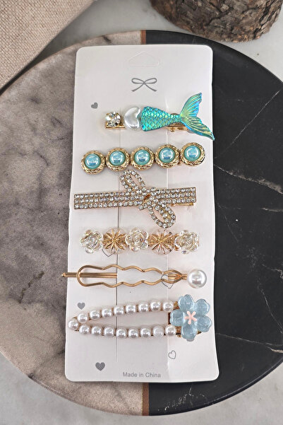 By Zeyna Aksesuar Colorful Mixed Model Set Buckle