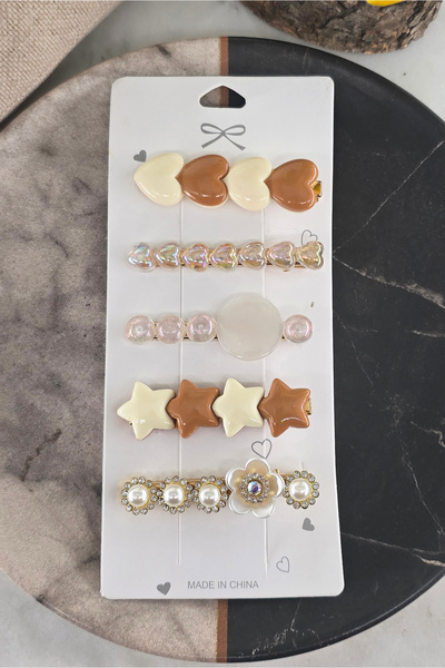 By Zeyna Aksesuar Colorful Mixed Model Set Buckle