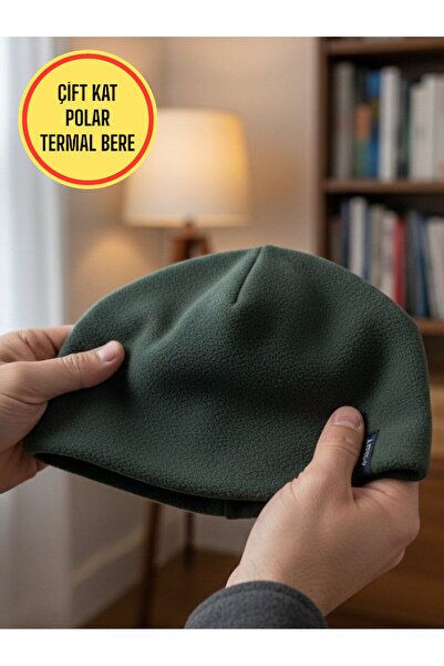 Algitsin O L A Men's Double Layer+Polar Fleece Beanie+Extra Quality+Flexible+...