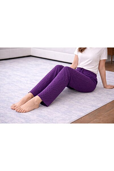LİLA İÇ GİYİM Pattern Detailed Women's Pajama Single Bottom