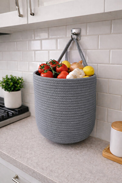 ÖRGÜM Basket Decorative Multi-Purpose Organizer 20X23 cm