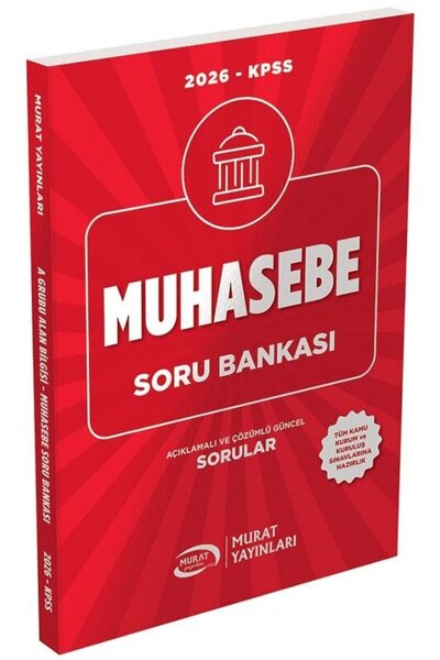 Murat Yayınları Murat 2026 KPSS A Grubu Muhasebe Soru Bankası Çözümlü