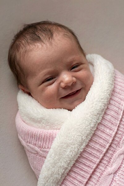 Bursa Trikomer بطانية أطفال منسوجة من الويلسوفت مقاس 85 × 95 سم