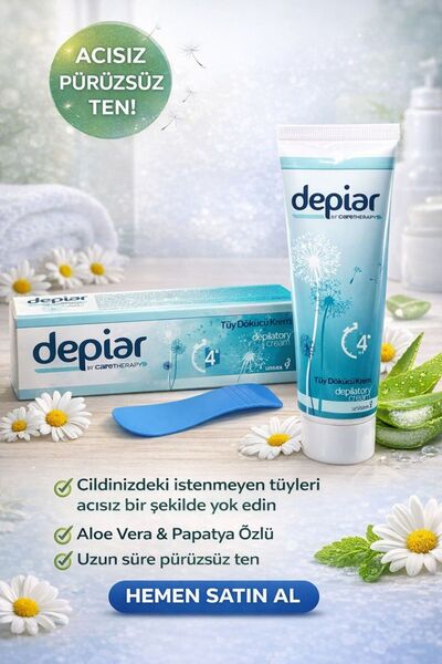 DEPİAR Depiar Tüy Dökücü Krem Unisex 100ml
