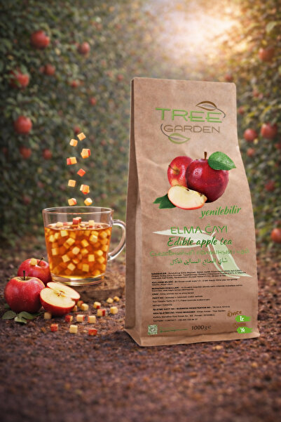 Tree Garden Taneli Elma Çayı 1000 gr - - Yenilebilir