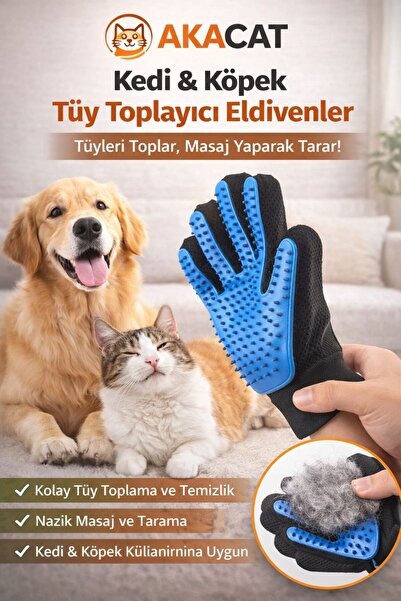 AKACAT 1 Piece Hair Removal Blue Cat Dog Hair Collector Cat Dog Hair Removal ...