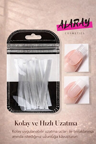 alaraycosmetics Fiberglass Tırnak Uzatma 10 Lu Paket