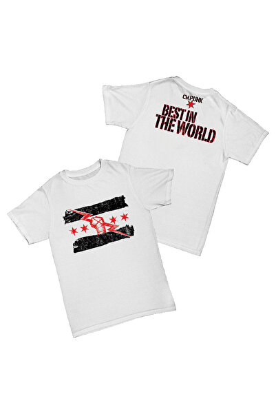 l'eivor Tricou din bumbac imprimat Cm Punk Hell Froze Over