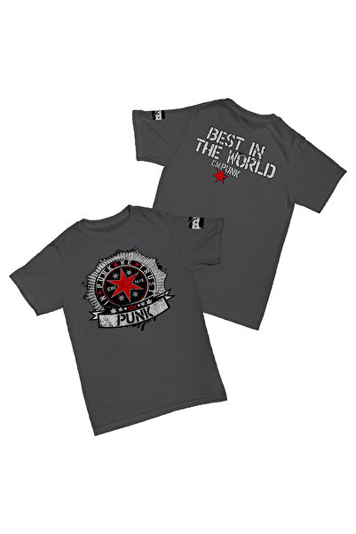 l'eivor Tricou din bumbac cu imprimeu Cm Punk Hell Froze Over