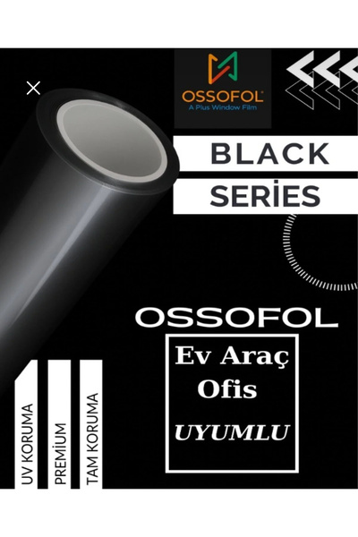 OSSOFOL 75cmx600cm % 5 Koyu Ton Cam Filmi Iade Garantili A Kalite En Koyu Ton...