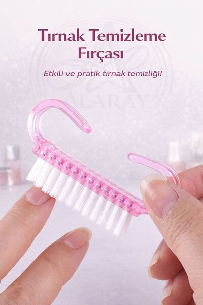 alaraycosmetics Protez Tırnak Toz Fırçası Mini