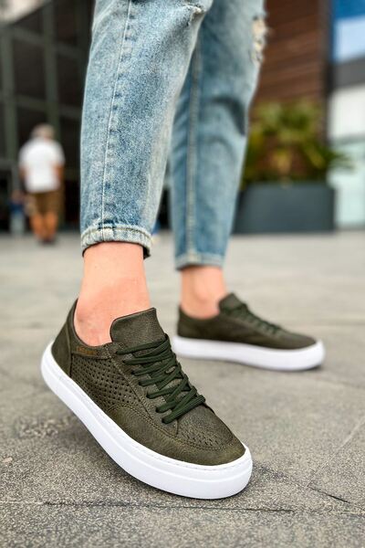 Zerenyus Zrc015 First Edition Premium Men's Casual Sneaker Khaki