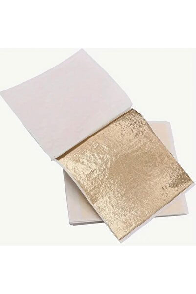 AEÇTASARIM ورق ذهبي بلون الشمبانيا (10 قطع) راتنج إيبوكسي (8×8.5 سم)