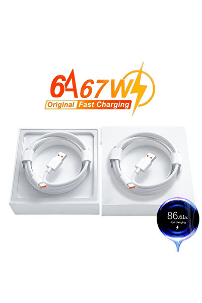 Choice كابل شحن USB فائق السرعة بطول 1 متر، أبيض اللون، بتقنية PD3.0، بقدرة 6...