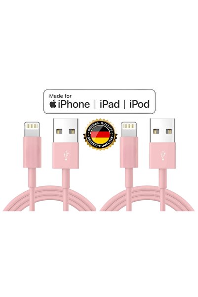 Gamgam Techno 2 Adet Iphone Uyumlu Rose Gold Hızlı Şarj-Data Aktarım Kablosu ...