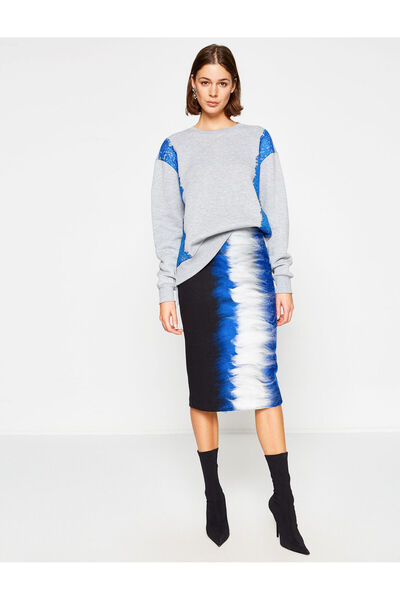 Koton Жіноча чорна спідниця Arzu Sabanci for Koton 8KAK72490UK