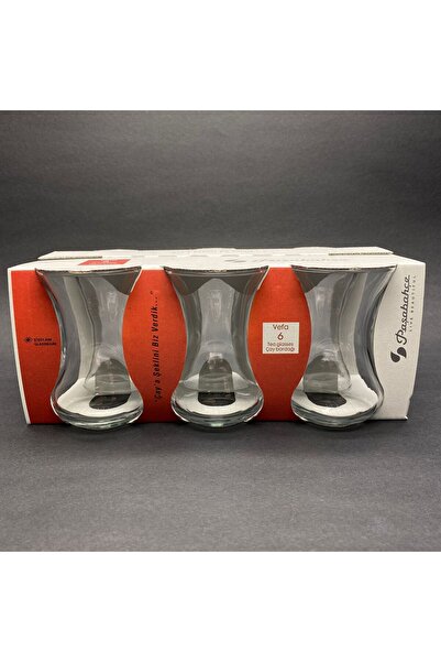 Paşabahçe Vefa Ince Belli Çay Bardağı 12 Li - Çay Bardak 42771 ORJin. Kutuludur