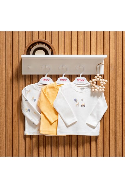 Tiffany Tractor Theme 3-Piece Bodysuit