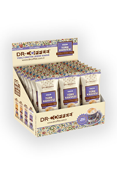 Drcoffee Hazır Türk Kahvesi Sütlü Şekerli 17gr.lık 24lü Kutu