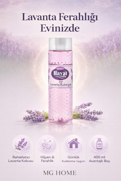 VENON LAVANTA KOKU KOLONYASI 70° 💜HAYAT ALFA KOLONYASI BAYRAM KOLONYASI 💜40...