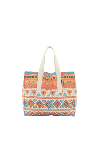 Baghashtag Etnik Baskılı Gabardin Bez Çanta