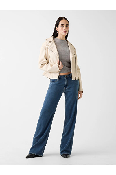 Guess Nada Vintage Biker Women's Brown Jacket W6Rl09Wh1X0-G1Fg