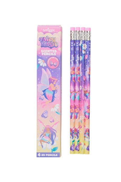 SMIGGLE Kokulu 2B Kalem 4'lü Paket, Peri Büyüsü