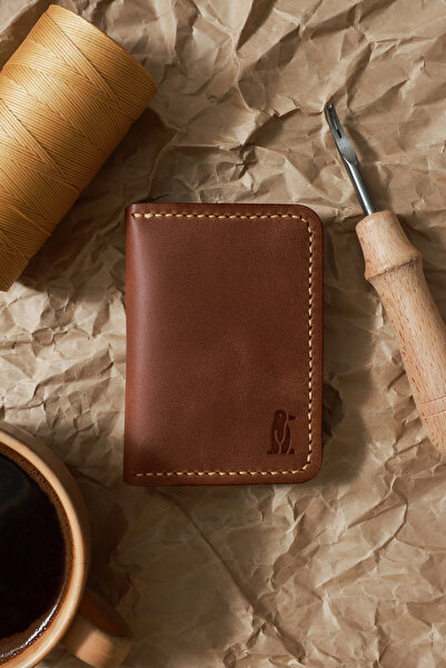 FocusDeri محفظة جلدية أصلية مصنوعة يدويًا