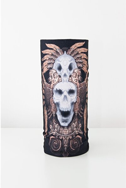 aksesuarix وشاح للرقبة على شكل جمجمة FNT268KS