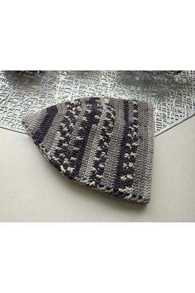 morlalem m Сіро-синя вовна овець - ручна робота, 100% вовна, ручне плетіння C...