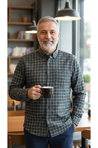 ARMA STİL DAYNOGLU 100% FAMOUS LONG SLEEVE POCKET WINTER CLASSIC MEN'S SHIRT