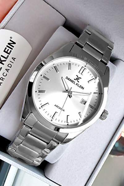 Daniel Klein Çelik Kordon Gümüş Beyaz Renk Erkek Kol Saati Bkdfndkh4575c5bk