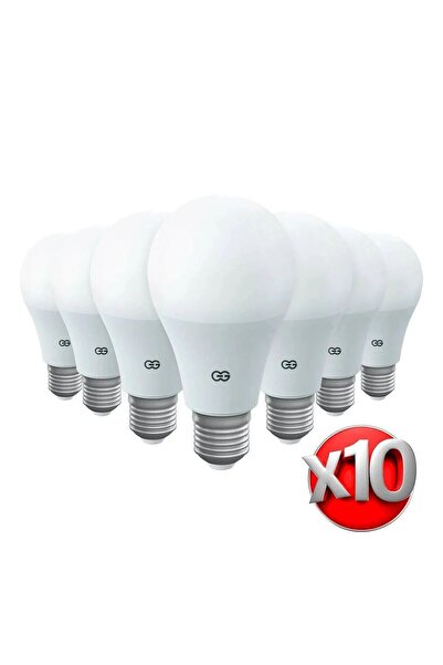 Günsan 10'lu LED Ampul 5W Gün Işığı E27 (4000K 220-240V)
