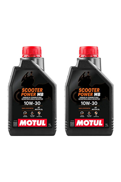 Motul SCOOTER POWER 10W-30 YAĞ SETİ