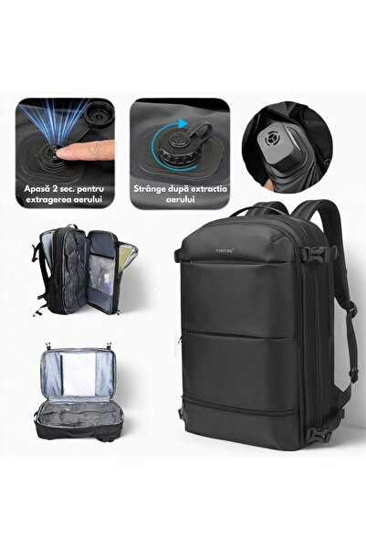 OEM Rucsac de Călătorie Vidabil cu Pompa Incorporata, 30-60L, Compact, Cabina...