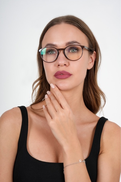 Olivier Philippe Blue Light Protective Glasses Olivier Philippe Round Coffee