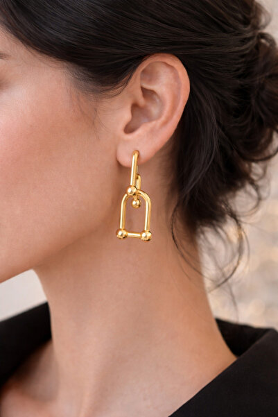 Jack Ferrero Çelik Renk Atmaz Garantli Faturalı Küpe