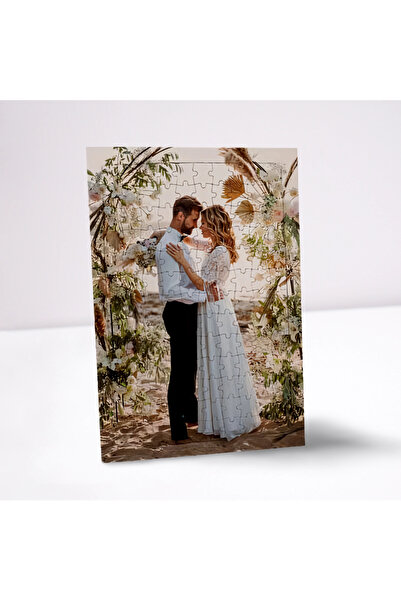 Sevimli Hediye Kişiye Özel Dikdörtgen Puzzle