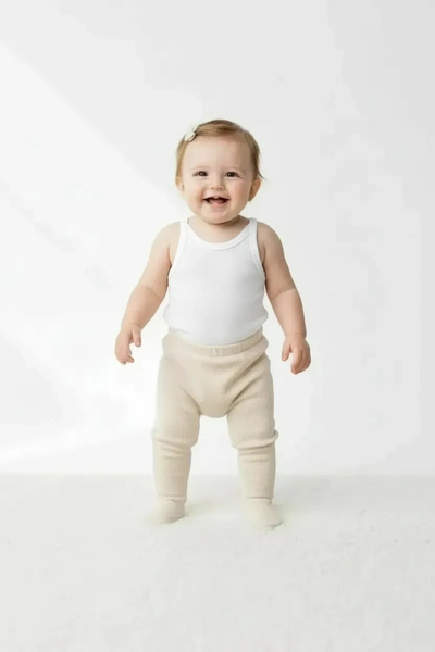 Biorganic Waffle Smile Trousers Pants