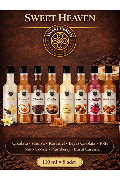 Sweet Heaven 8li Kahve Şurubu 8x110ml - 880ml