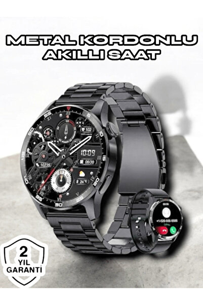 shopwave NFC ve Kablosuz Şarjlı Akıllı Saat EKG, Nabız & Spor Modları ile iOS...