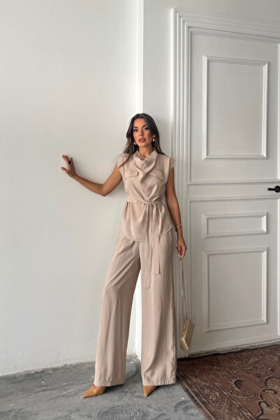 Modayakamoz Tencel Modal Sleeveless Blouse with Closed Pocket Detail - Pants ...