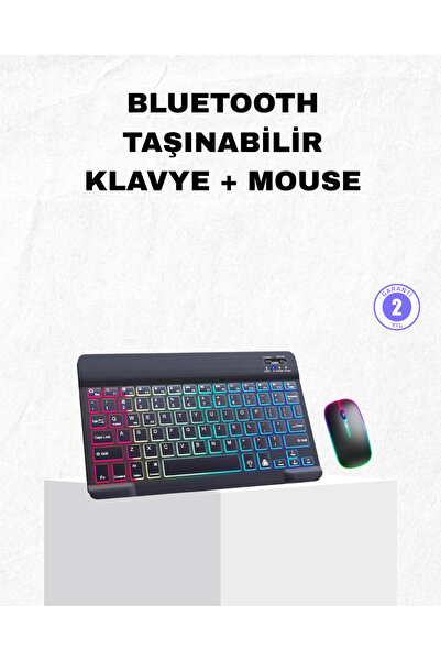 shopwave RGB Aydınlatmalı Q Klavye Türkçe Karakter Destekli