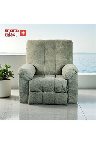 Smarto relax Smarto NEW YORK Konforlu Manuel Mekanizmali ve Şık Baba TV Koltu...