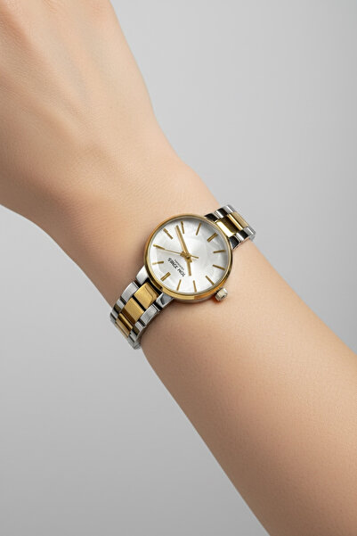 Tom Jones çelik kordonlu, altın sarılı, kesme cam, su geçirmez, 2 yıl garanti...