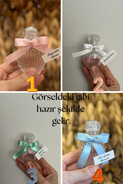 MayaArtDesign (40 ADET) Kurdeleli - Etiketli İstiridye Mika Plastik Boş Kolon...