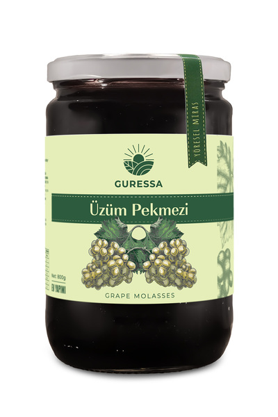 GURESSA Üzüm Pekmezi 800 gr Şeker İlavesiz Ev Yapımı