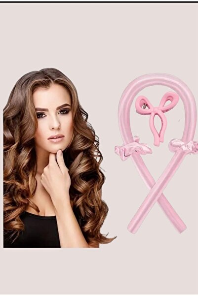 Marchen Collection Isısız Saç Şekillendirme Seti Pudra Pembe % 100 Saf İpek S...